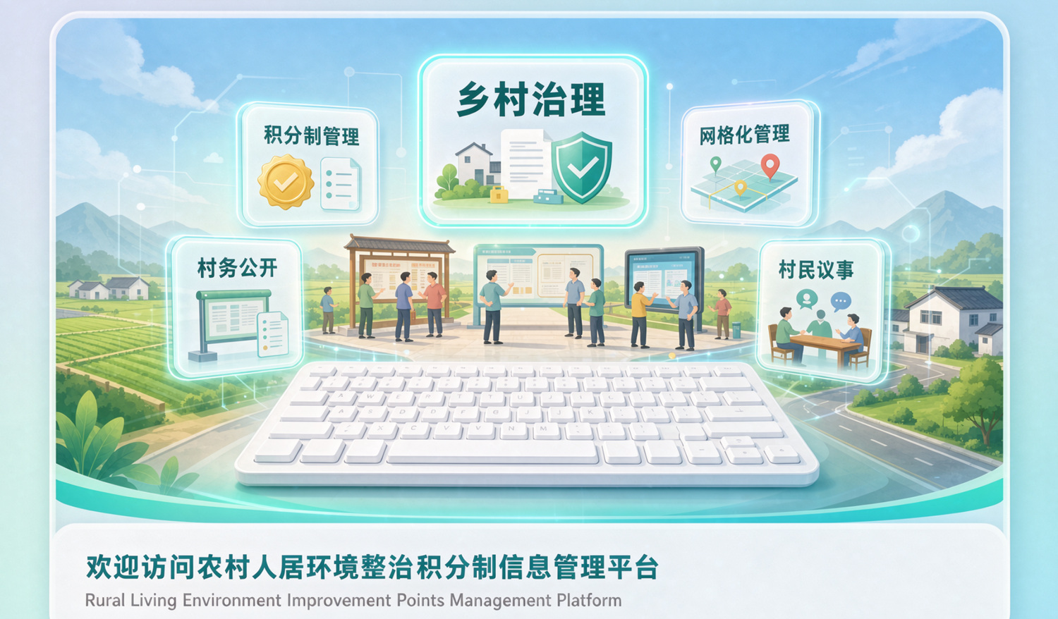 农村人居环境治理积分制智慧管理平台开发|积分申报兑换全流程数字化